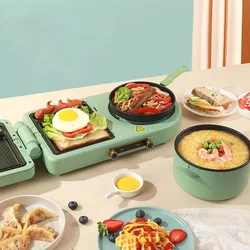 Multi Function Sandwich Breakfast Maker Light Food Maker Small Household Waffle Maker Toast Maker Cooking Machine