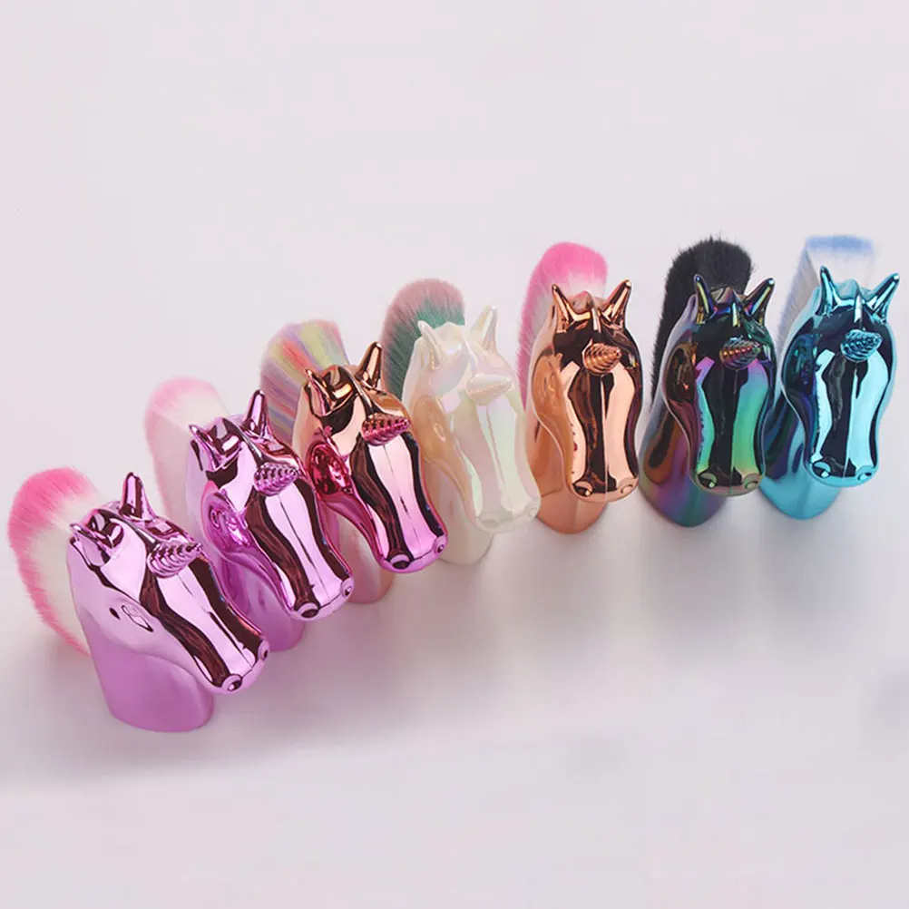 

Makeup Brush Brooch Brooche Blush Women Foundation Unicorn for Brushes Set
