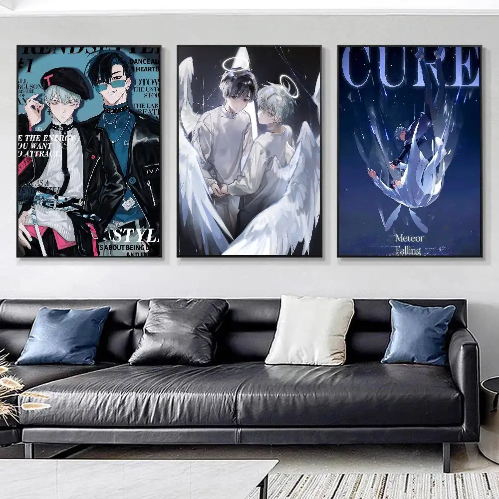 Anime A-Alien Stage Ivan X Till Posters HD Print Vintage Wall Art Decor for Home Study Room