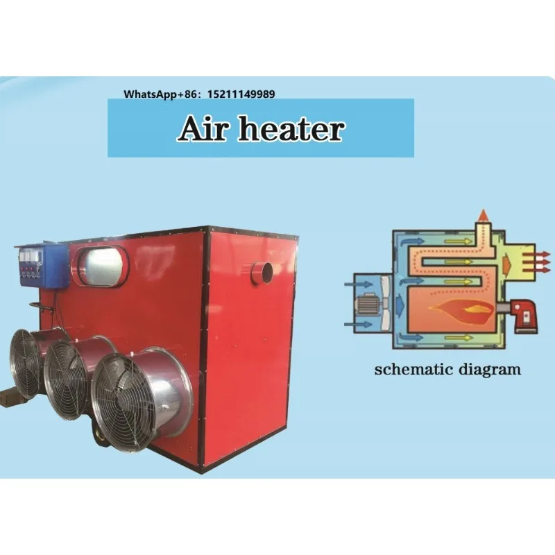 Stainless Steel Air Heater Blower for Poultry Farms High Efficiency Multi-Use Heater