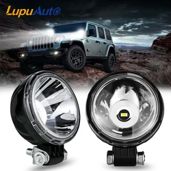 Lupuauto 3inch Led Work Light Offroad Round Spotlights Light 12V 24V 4x4 Offroad Fog Lights For Motorcycle Car ATV Race Dirt