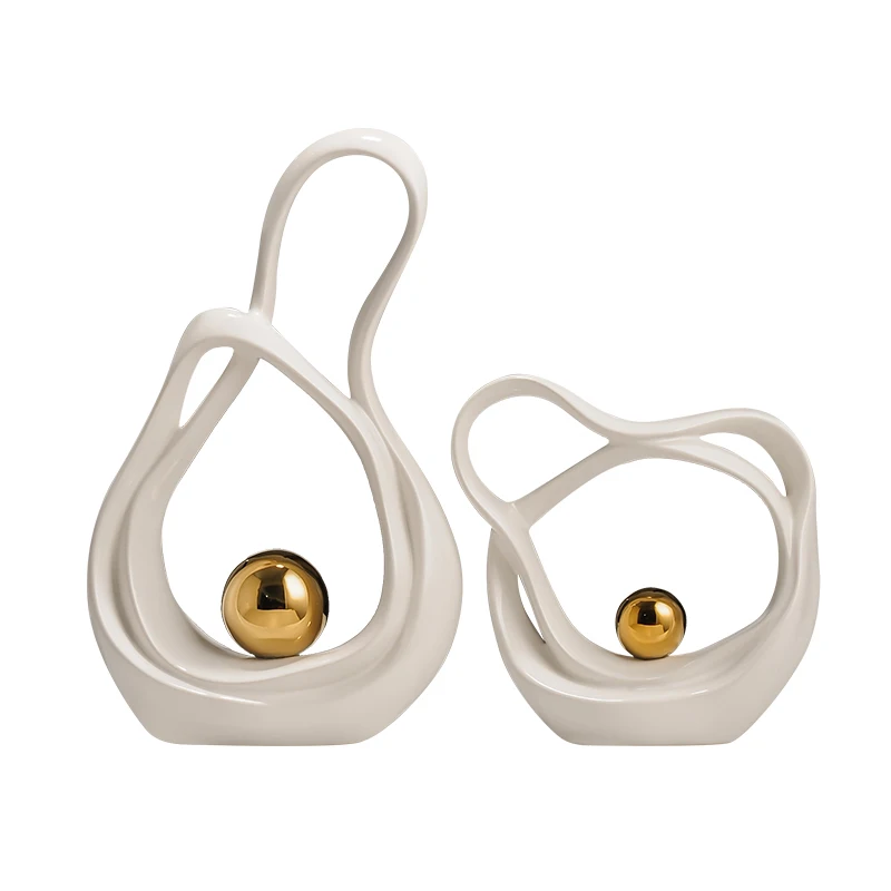 

ornament light luxury high-end living room wine cabinet TV cabinet entrance office decoration high-end sense