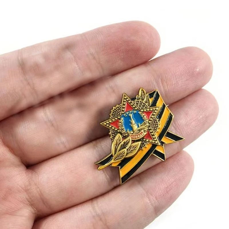 Historical Alloy Badge Pin Accessory For Cultural And Badge Collectors