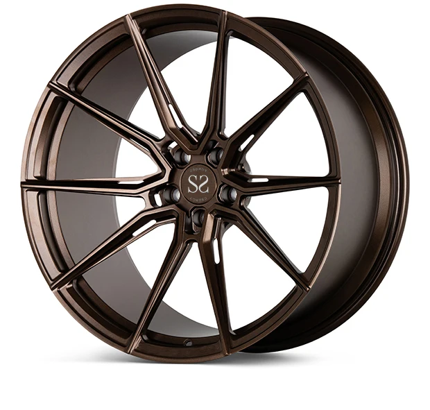 Monoblock 1 Piece Vossen Design Forged Rims 17 18 19 20 21 22 24inch Gloss Black For Luxury Car Wheels