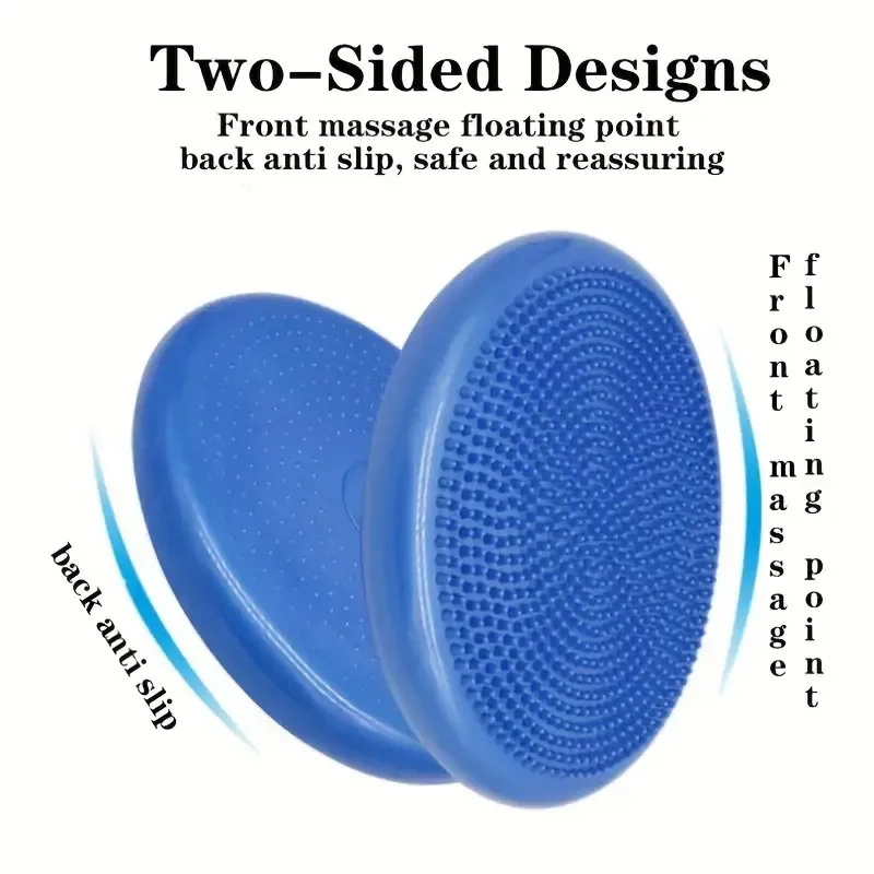 Balance cushion, yoga massage seat cushion, thickened explosion-proof balance ball, inflatable massage seat cushion Exersice mat