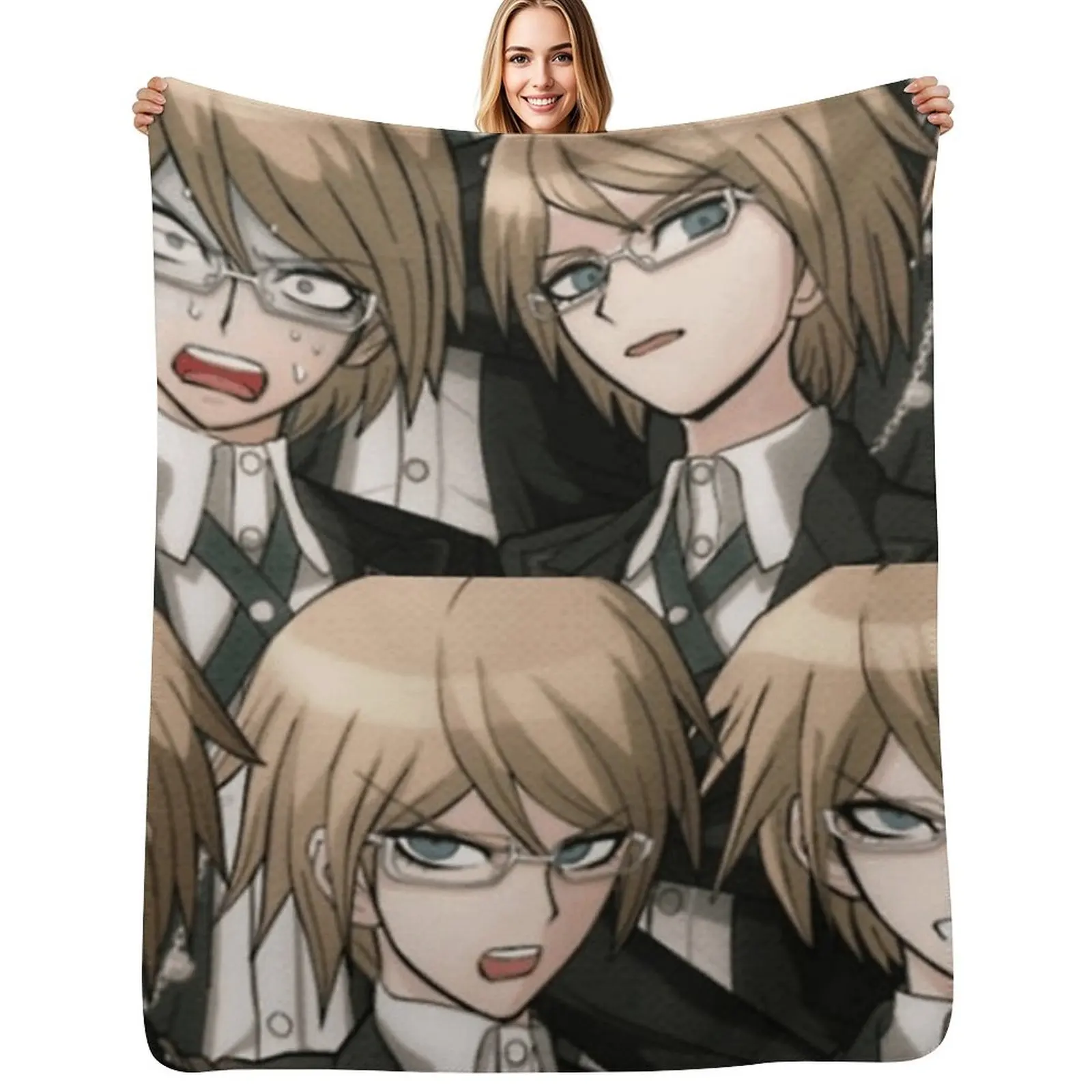 

Byakuya Togami Throw Blanket Decorative Soft Throw Blanket for Couch Sofa