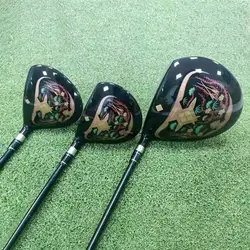 TPNL Golf Clubs 08 Golf driver 9/10.5  and Fariway Wood 3/15 5/18 Degree R/S/SR Flex Graphite Shaft With Head Cover Grips