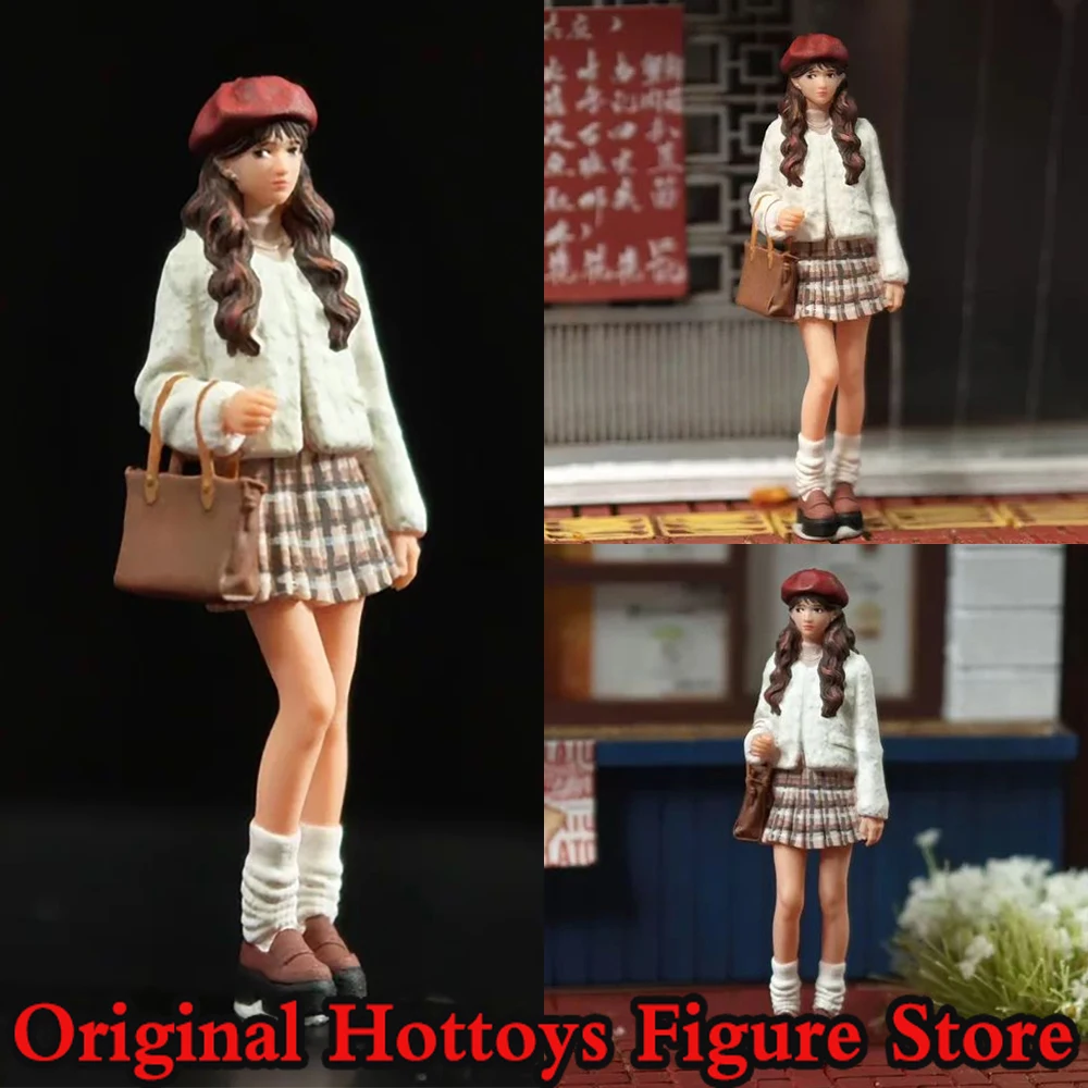 

1/64 Scale Female Soldier Pure Beauty Miniature Painting Sculpture Full Set About 2.7cm Action Figure Model Doll Collection