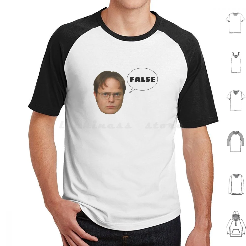 False-Dwight Schrute T Shirt 6xl Cotton Cool Tee False Dwight The Office Dwight Schrute Dwight K Schrute Schrute Farms The