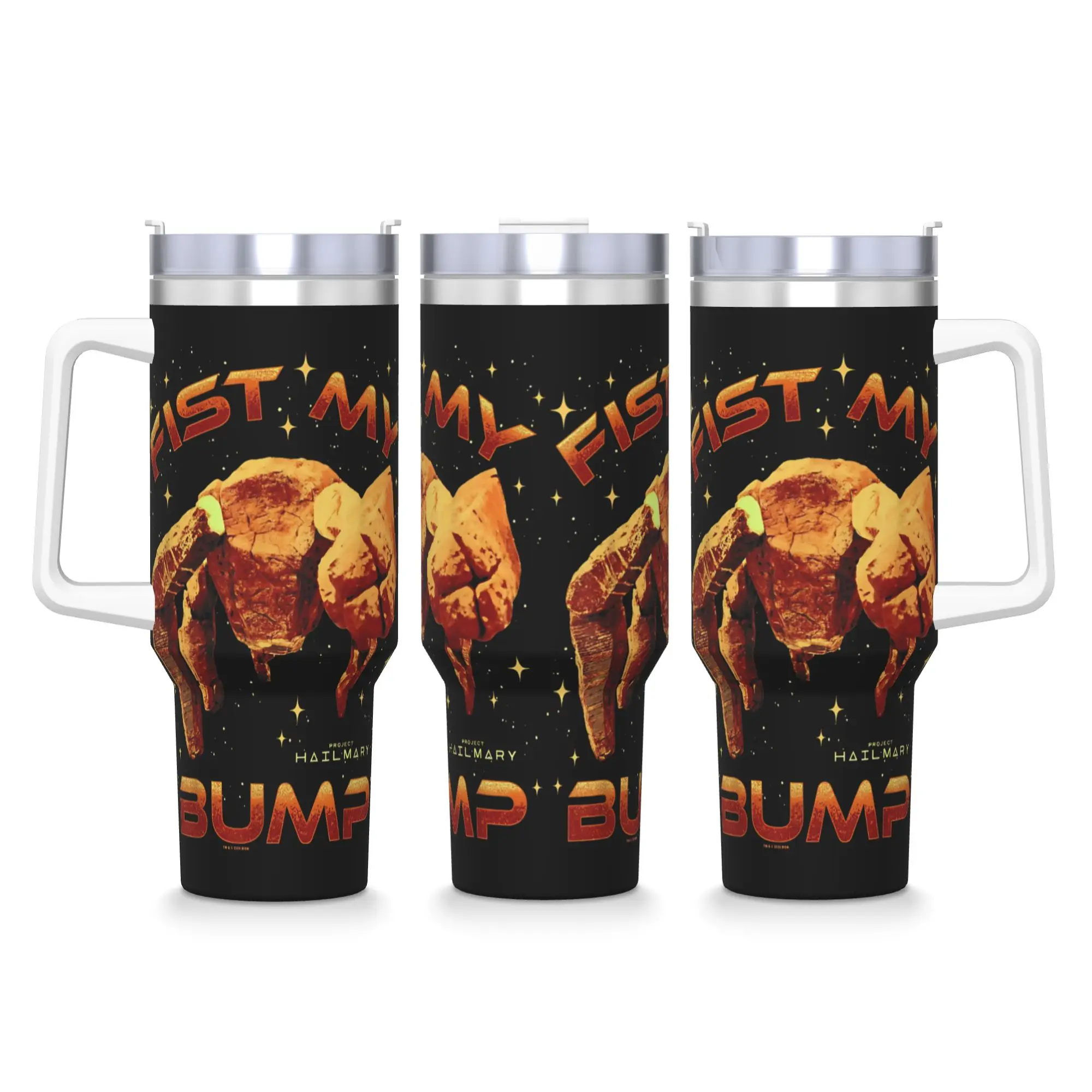 Stainless Steel Tumbler Project Hail Mary Thermal Mug Fist My Bump Heat Preservation Cold Drink Car Mugs Travelist Water Bottle