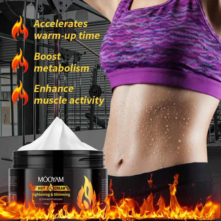 

Slimming Cream Fitness Oily Sweating Heating Abs Cream Slimming Slimming Fat Burning Firming Skin Skincare