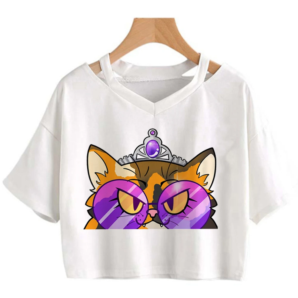 Dungeon Crawler Carl crop top ladies grunge cutecore anime jojifuku cheap t shirt cute manga gothic party vintage