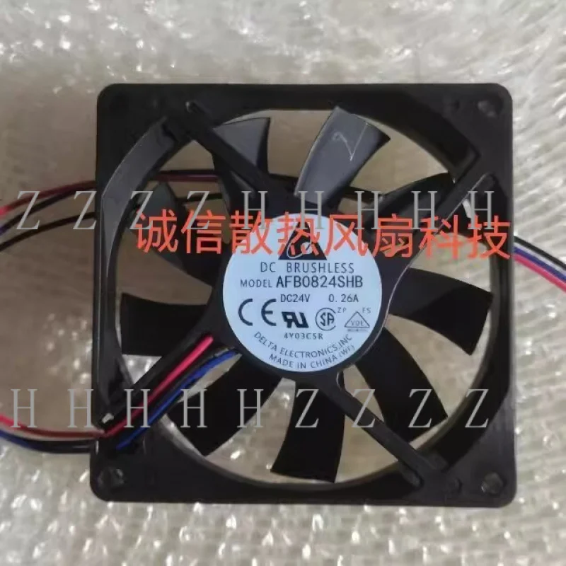 

Вентилятор охлаждения инвертора Z Delta AFB0824SHB 8015 DC24V 0.26A 8CM 3-проводной