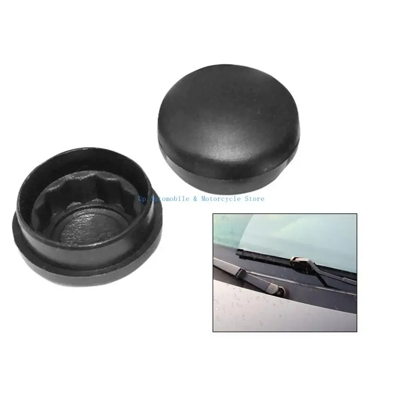 

270E 2 шт. черные чехлы для болтов рычага стеклоочистителя для B5 B6 B7 Golf MK4 MK5 MK6 MK7