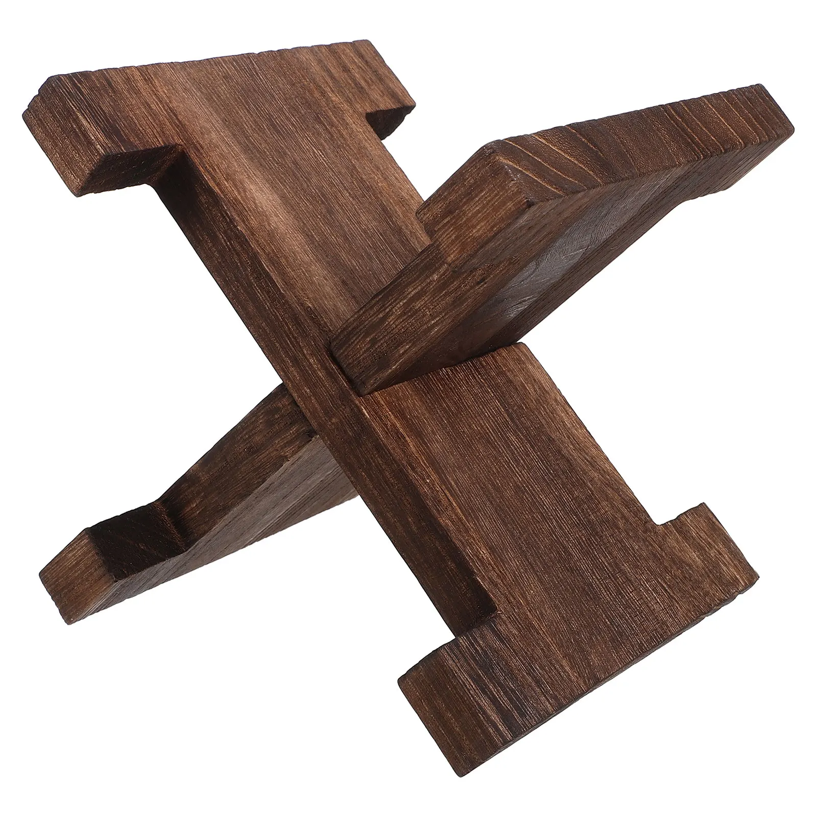 

15cm Wooden Stand for Drink Vase Dispenser Stable Home Decor Craft Glass Bottle Holder Plant Pedestal Wood Display