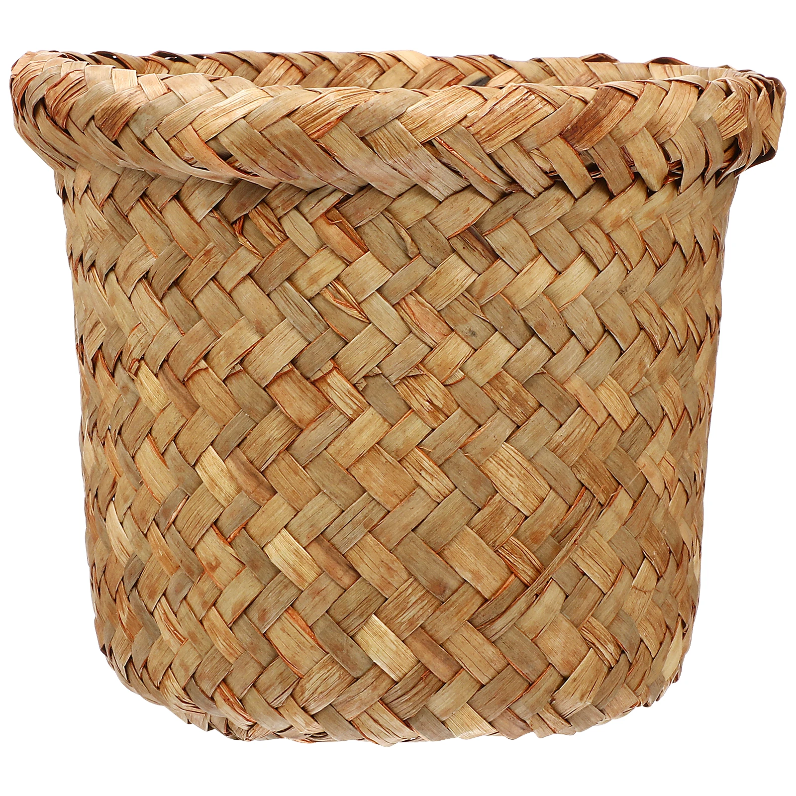 

Household Sea Grass Waste Basket Multi-Functional Trash Can Home Accessory Storage Bin Trash Basket Home Accessory