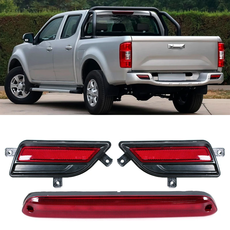 Rear Bumper Reflector Fog Light Rear Bumper High Brake Lights Brake Stop Warning Lamp Car Accessories For Great Wall Wingle 7