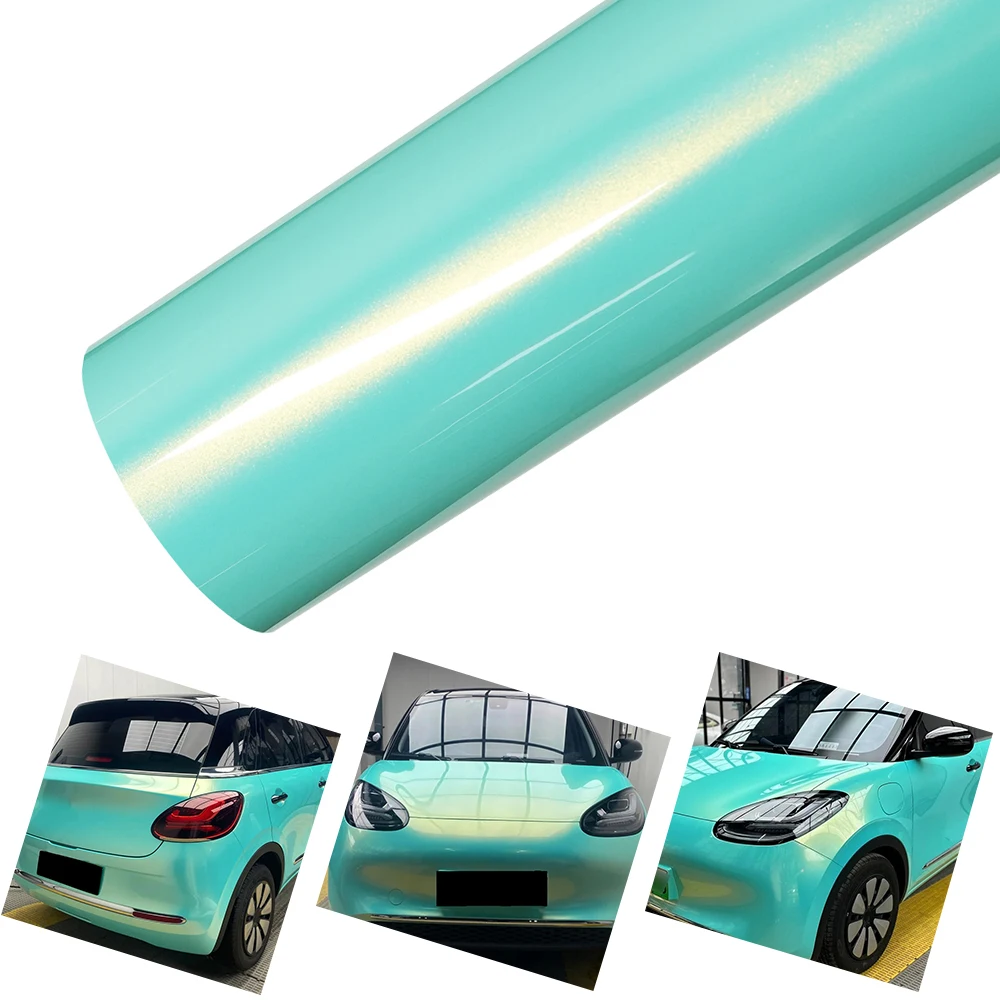 

PET Super Magic T-iffany Car Vinyl Film Scratch Resistant Decal Sticker Motorcycle Auto Body Interior Exterior Decoration Film