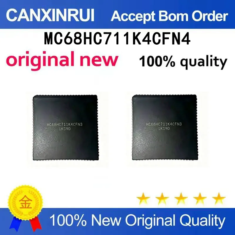 (5pcs-100pcs）Brand new original MC68HC711K4CFN4 PLCC84 spot chip IC