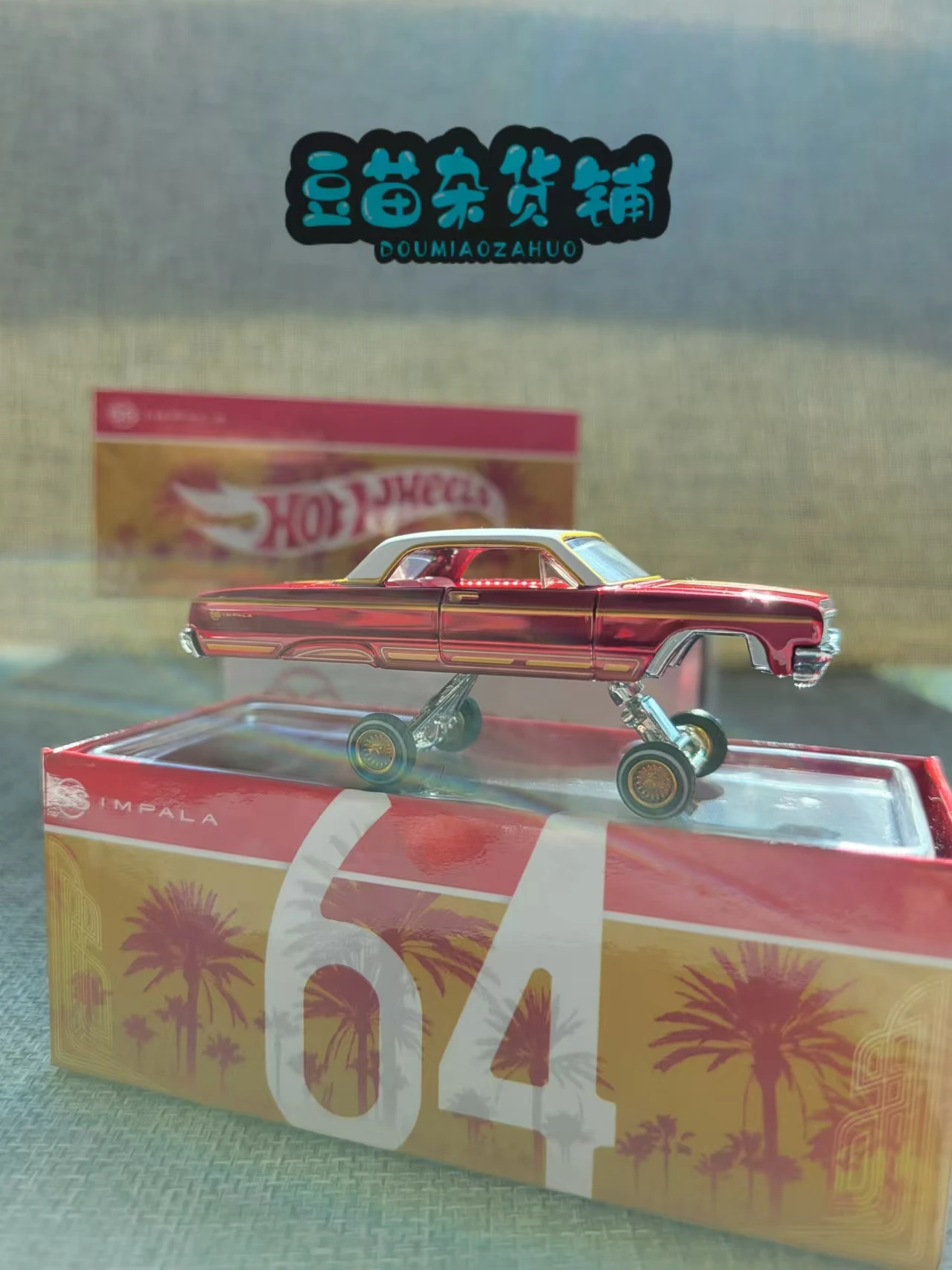 HOT WHEELS 1:64  impala jump-car Collection die cast alloy car model decoration gift