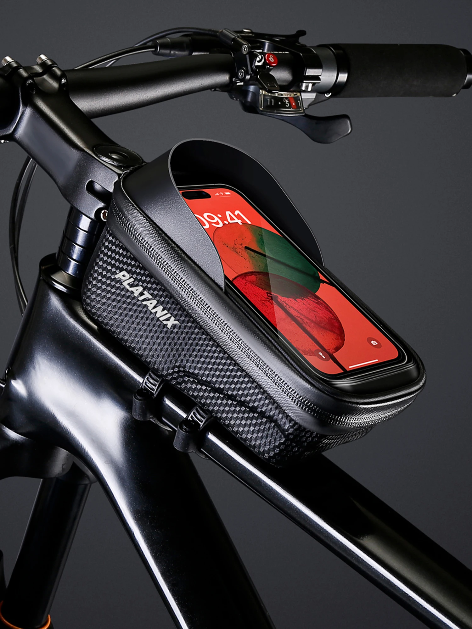 AliExpress Platanix PLATANIX EVA Hard Shell Bike Top Tube Bag Quick Release Waterproof Frame Bag with Touch Screen Phone Case for MTB Road Bicycle