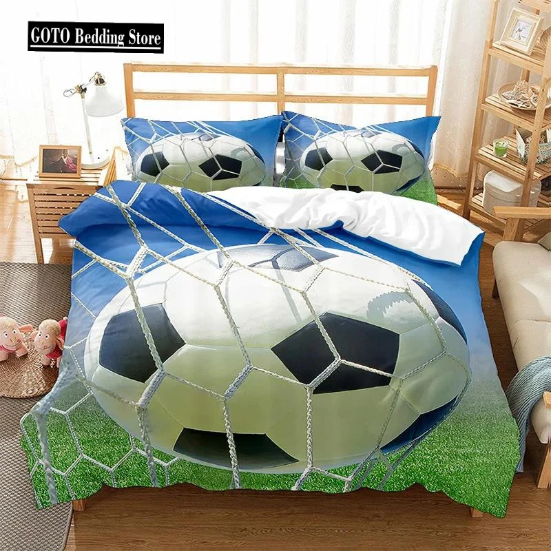 

Football Airplanes Bedding Set Dropshipping Duvet Cover Set Kids,twin Full Queen King Size 100% Bamboo Fiber Roupa De Cama 2021