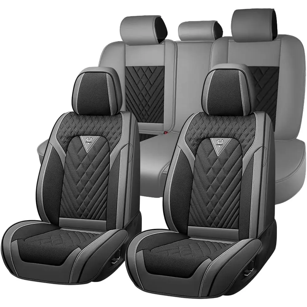 

Car Seat Covers for Ford Escape 2001-2026, Premium Nappa Leather Waterproof & Anti-Slip, Full Coverage Customized fit Ford Escap