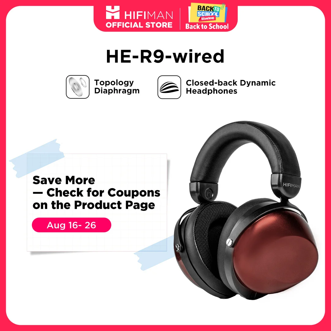 Headphone HiFi HiFiMAN HE R9  🔥