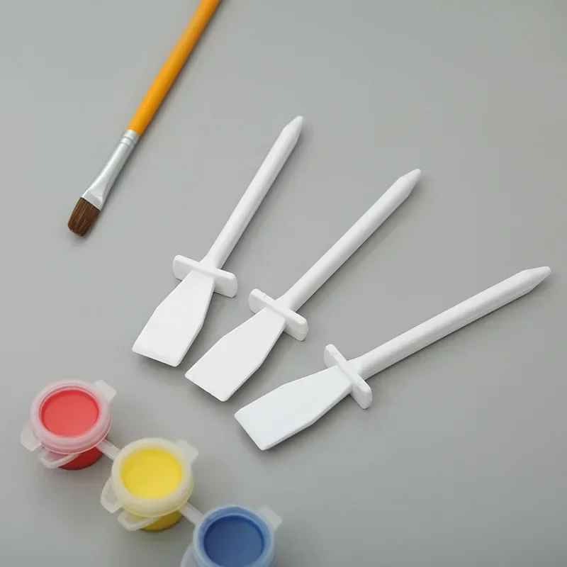 

10 Pcs Plastic Oil Painting Knives Artist Crafts Spatula Palette Knife Mixing Knife Scraper Art Tools