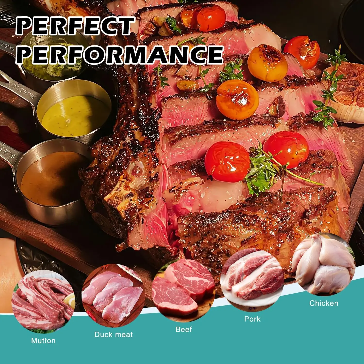 48 Blades Needle Meat Tenderizer Stainless Steel Knife Meat Beaf Steak Mallet Meat Tenderizer Hammer Pounder Cooking Tools