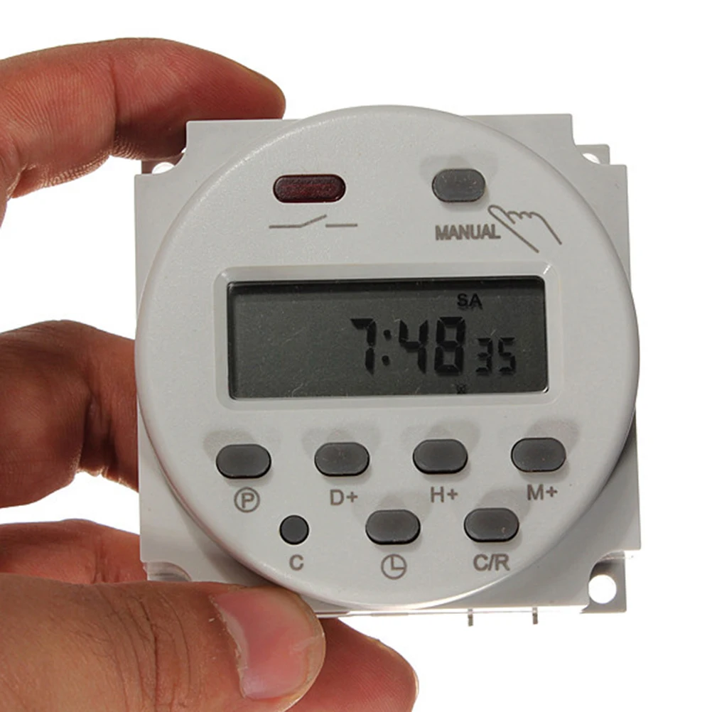 

12 V 12V Control Power Timer Automatic Power- LCD Digital Microcomputer