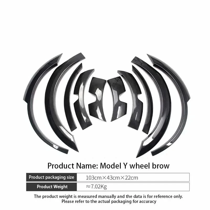 

High Quality Other For Model Y Flar Part Car Body Wheel Eyebrows Modified Side Skirt Encircle Auto Parts