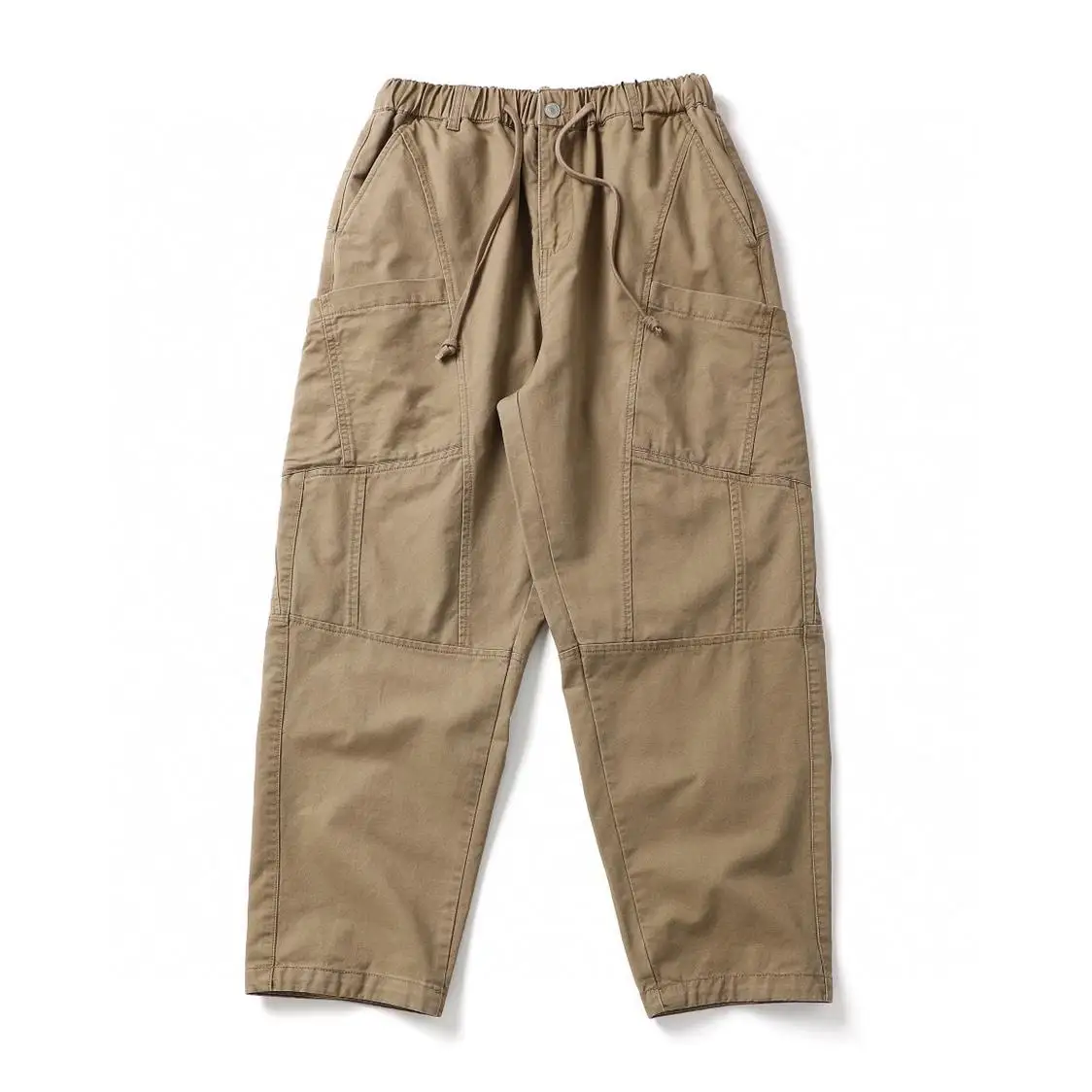 

Japanese Heavyweight Vintage Washed Distressed Cargo Pants Oversized Slim-Tapered CityBoy Workwear Trousers for Men 2025 Autumn