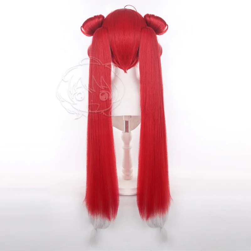 90cm Wuthering Waves Suoming Cosplay Wig Short Hair Heat Resistant Synthetic Wigs Realistic Scalp Halloween Anime Role Play Hair