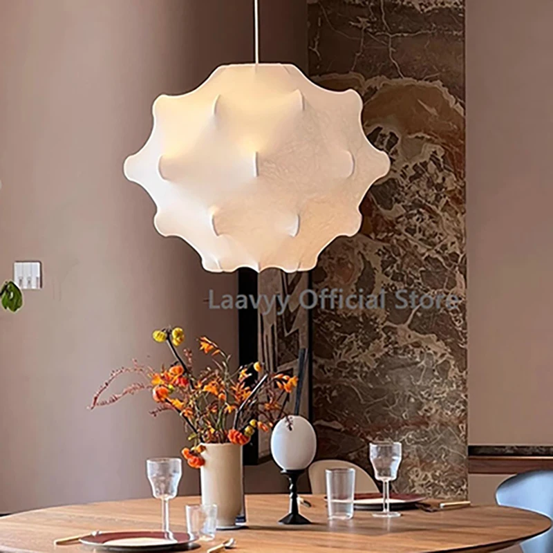 

Modern Silk Study Dining Room Chandelier Bedroom Retro Ceiling Light fixture Led Interior Home Decoration Ceiling Hanging Lamp