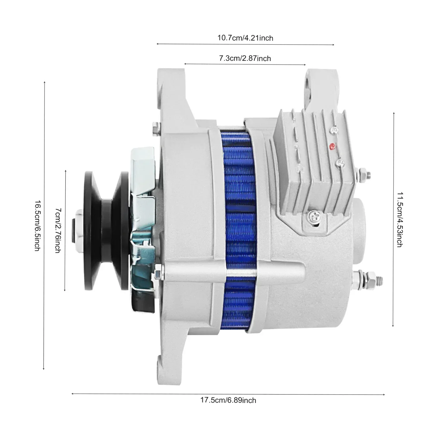 Permanent Magnet Synchronous Generator 1200W 12V Low RPM AC Charging PMA Permanent Magnet Alternator Built-In Voltage Stabilizer view 4