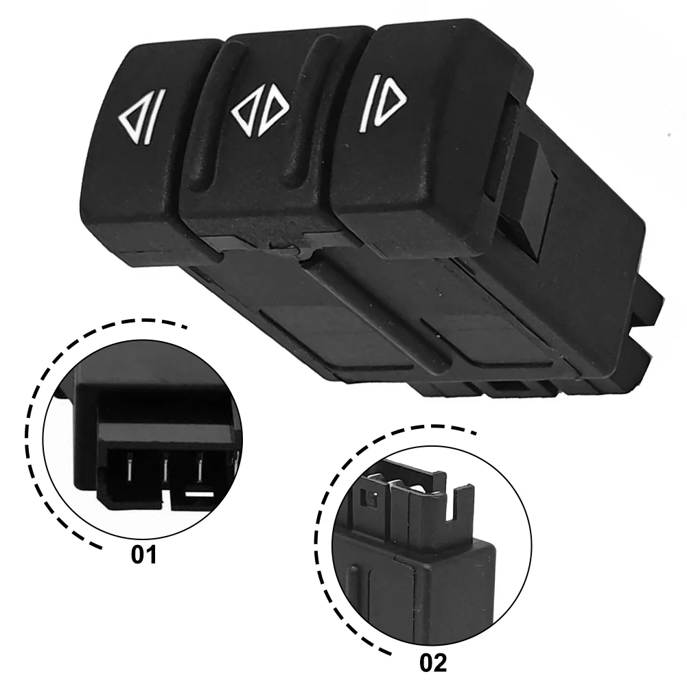 Electric Window Control Switch for Renault Vehicles Compatible with 19 II Cabriolet Chamade Kasten (92 95) OEM 7700817339