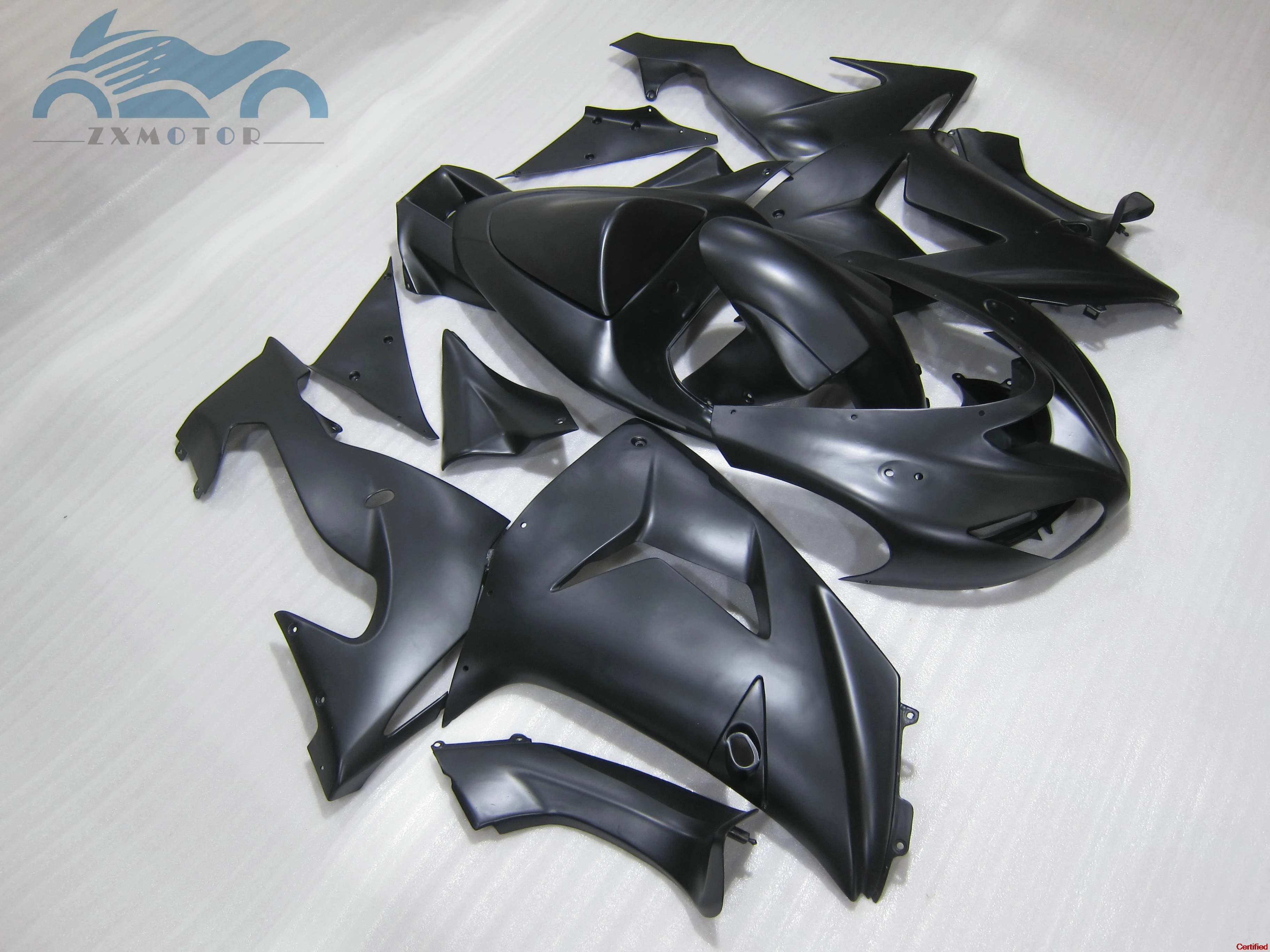 

Настраиваемый комплект обтекателей для мотоцикла Kawasaki Ninja 2006 2007 ZX 10R, детали обтекателя из АБС-пластика ZX10R 06 07, матовый черный комплект