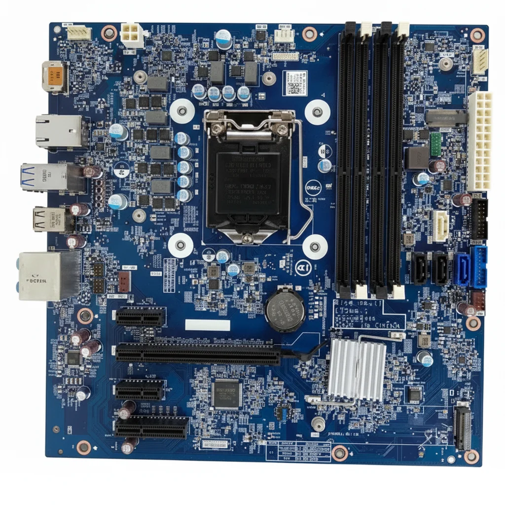 اللوحة الأم لسطح المكتب Dell DYHRY - مقبس Intel FC-LGA1151 - مجموعة شرائح Intel Z370 - أربعة فتحات ثنائية القناة DDR4 UDIMM متوافقة