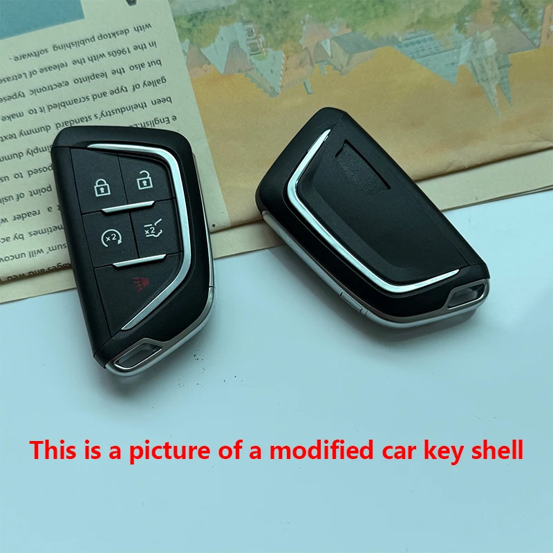 for Cadillac Xt5 XTS CTS SRX ATSL XT4 CT6 ATS Escalade ESV DTS ELR STS 2014 2015 2016 2017 2018 Car Key Fob Case Shell Housing