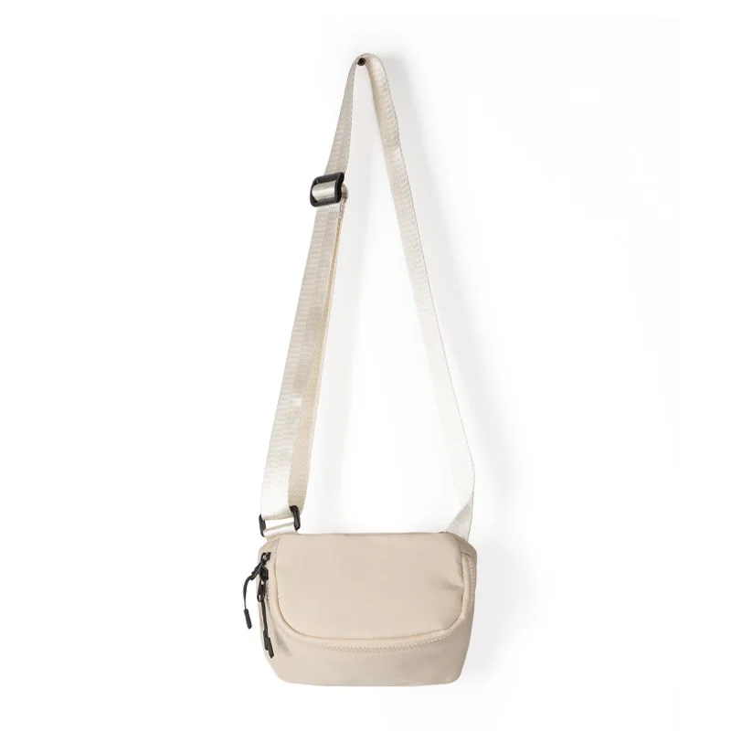 EZeasy-Bolsos de diseñador de nicho de lujo para mujer, bolso cruzado cuadrado pequeño con cremallera de nailon, Simple e informal, estilo ins