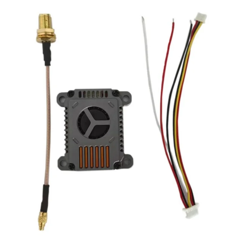 5.8G 3W 48CH FPV VTX Long Range Aluminum Video Transmitter 25mW/1000mW/2000mW/3000mW 7-36V DC Support 2-8S battery MCX