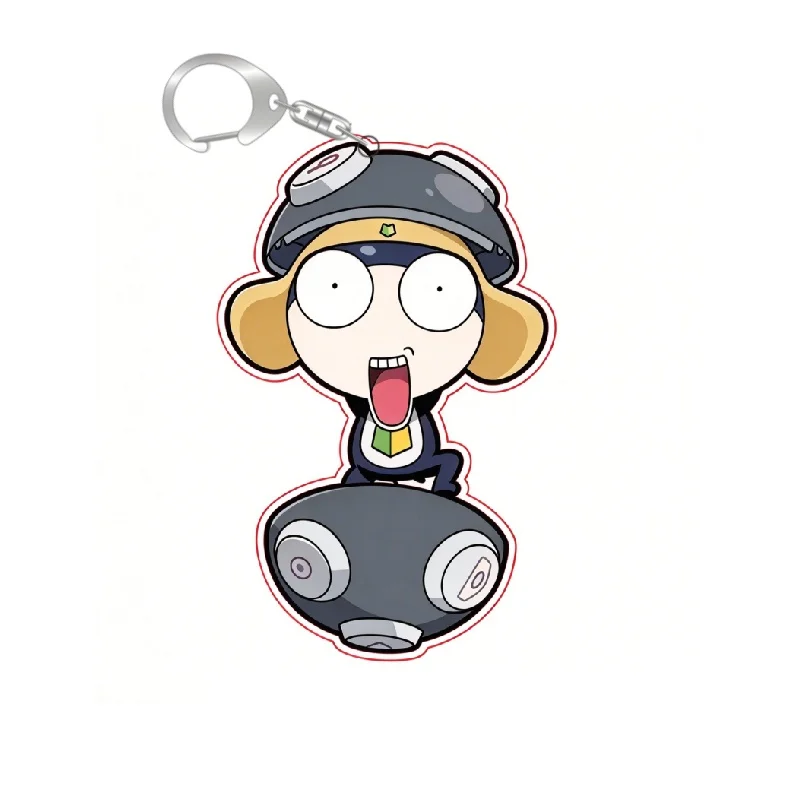Anime Sgt. de 6cm em promoção. Chaveiro de anime com tema de sapo, artigos de decoração para mesa, enfeite, acessórios, suporte de acrílico, figura, brinquedos, decoração de quarto.