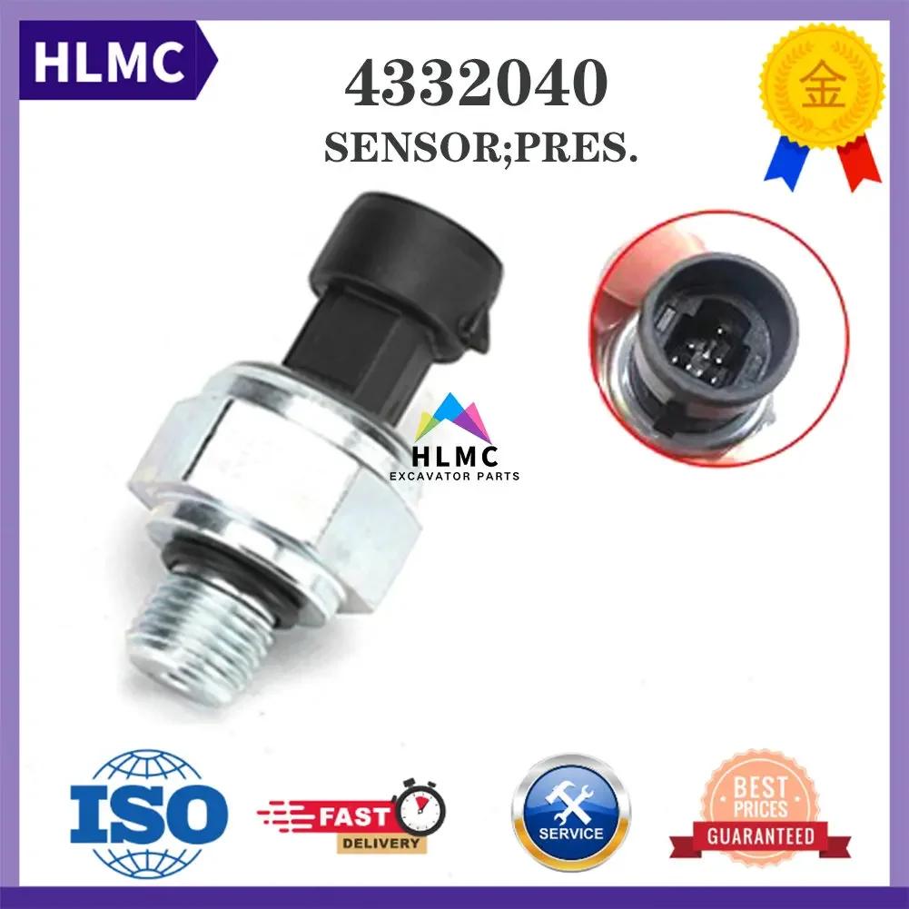 High Quality Wholesale Custom Cheap 4332040 Excavator Pressure Sensor Switch For EX200 Excavator Engine Parts