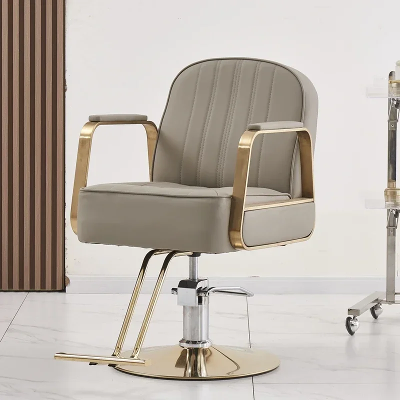 Luxury Barber Modern Design Chaise Coiffure Ergonomic Salon Equipment Modern Simple Style Sillon Para Barberia Salon Furniture