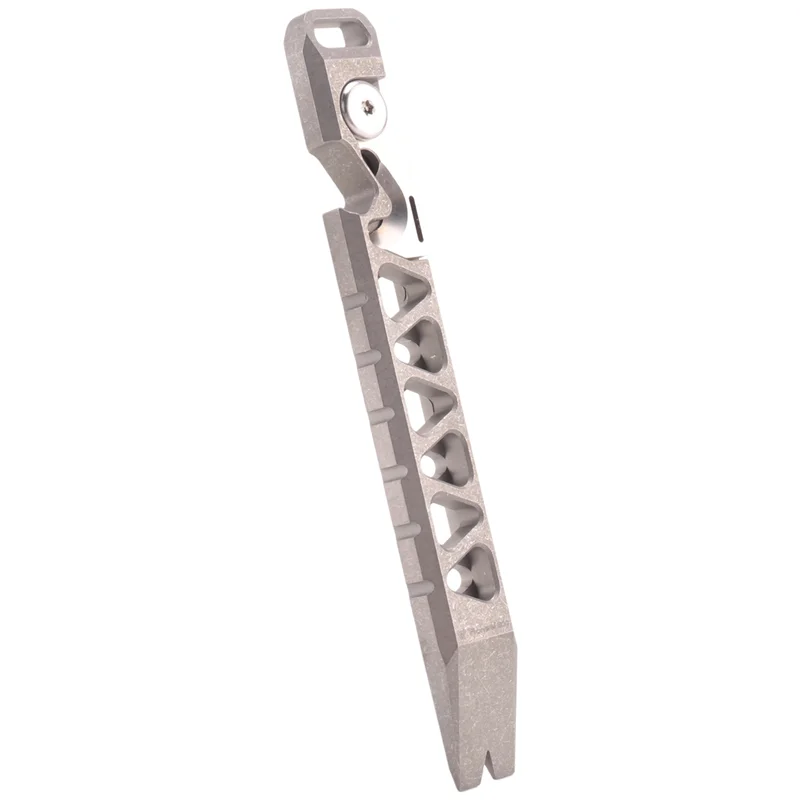 MLGB-Schlüsselanhänger Multitool Werkzeug Flaschenöffner Schlüsselanhänger Outdoor-Werkzeug, Titan-Schlüsselanhänger, matt
