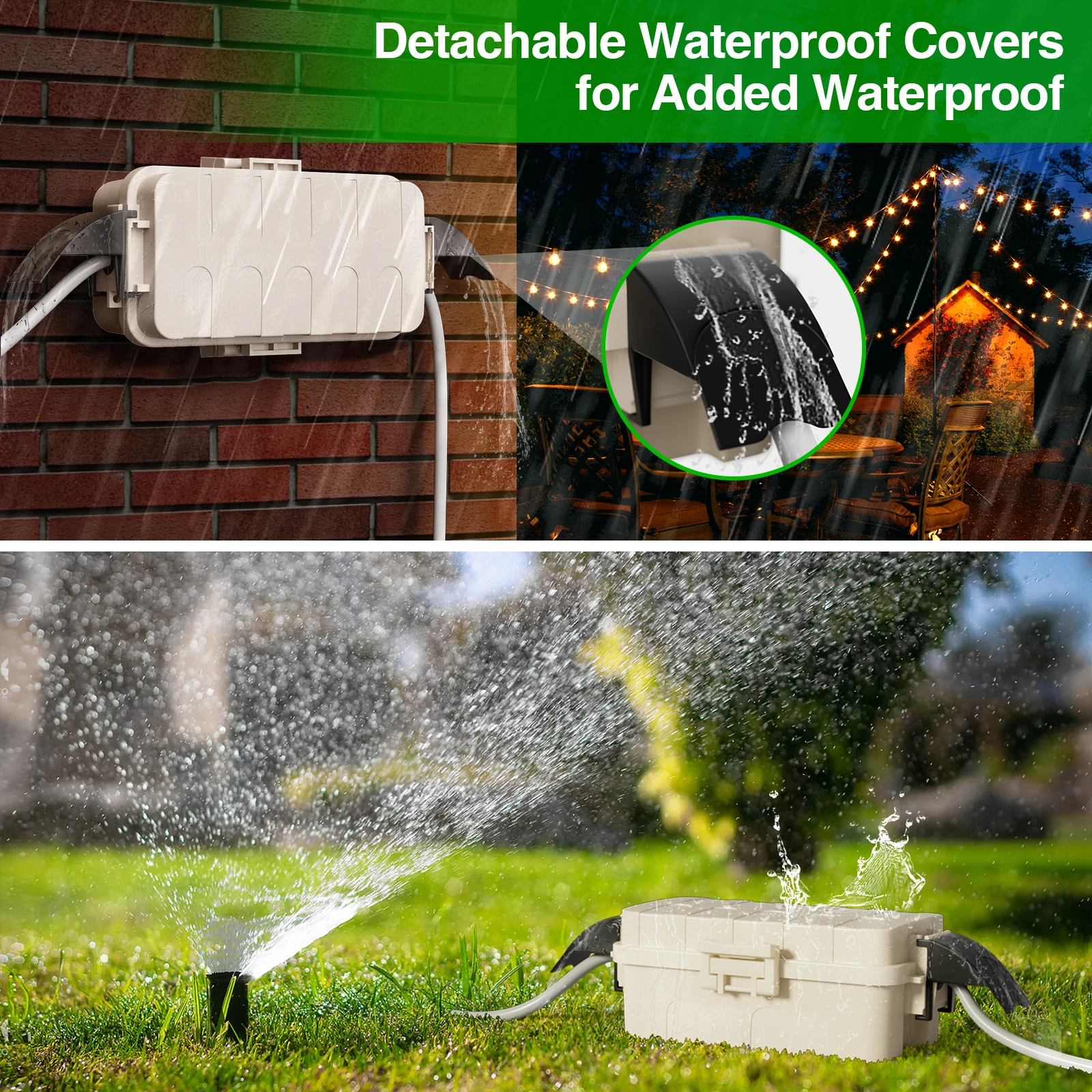 Outdoor Lighting Electrical Box - Waterproof Small Outdoor Electrical Boxes IP55