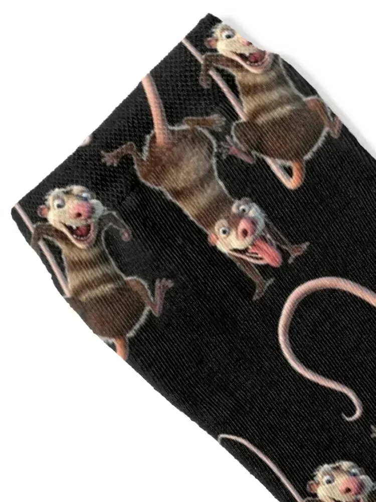 Ice age crash and Eddie Socks Christmas anime snow Mens Socks Women's