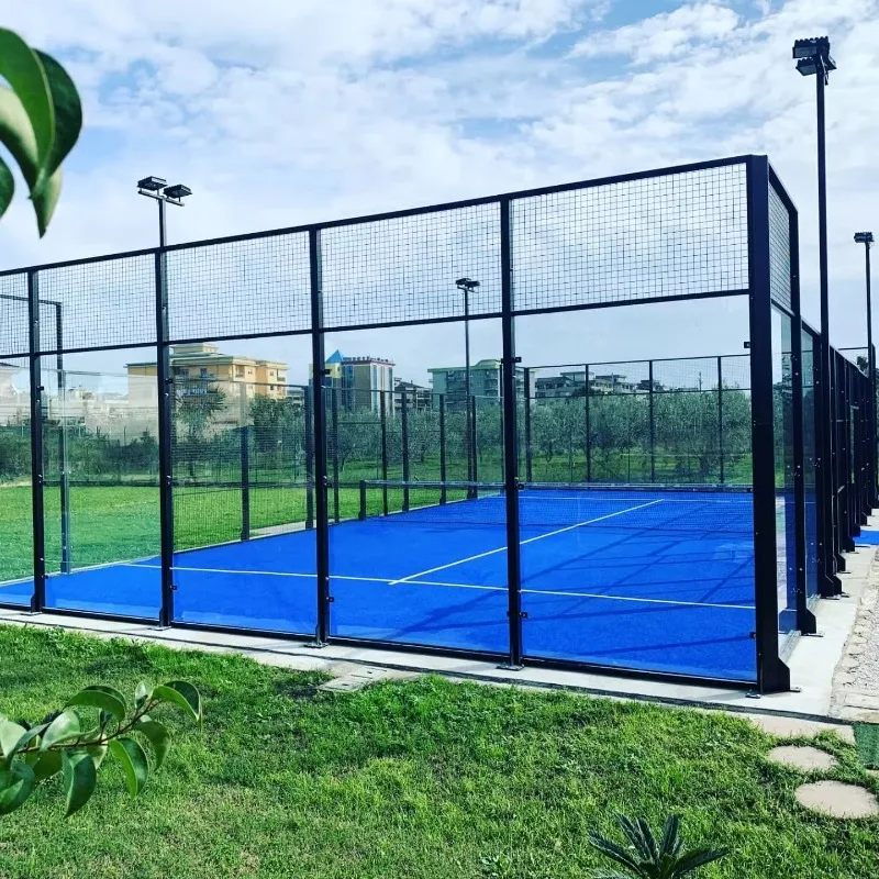 Full Set of Wholesale Panoramic Padel  Court Tennis Field Paddle Tennis Court(Inquire Shipping fee Before Order)
