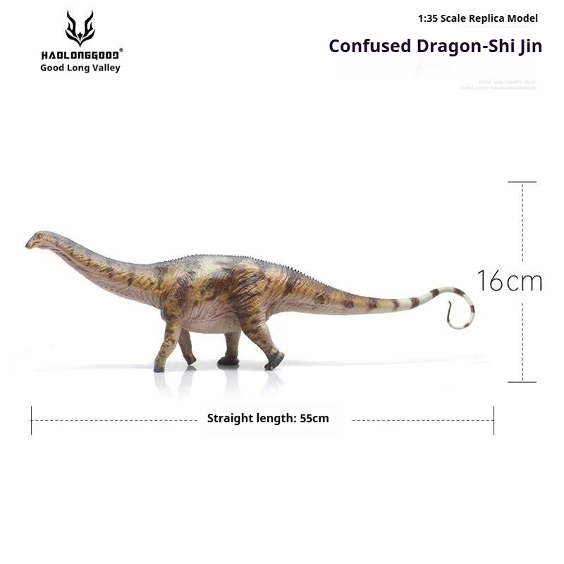 نموذج محاكاة ديناصور ما قبل التاريخ أباتوسورس 1/35 نموذج لعبة مصنوع يدويًا حلي قابلة للجمع هدية المهرجان للأصدقاء #6
